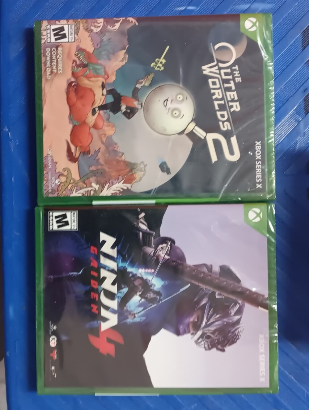 Microsoft Xbox Series X Games - The Outer Worlds 2 & Ninja Gaiden 4 (Green)